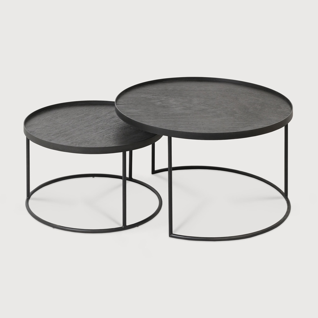 Round tray coffee table set | Live Light